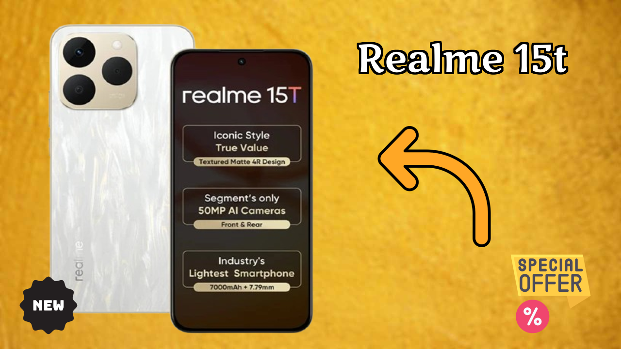 Realme 15T Gaming Benchmarks: MediaTek Dimensity 6400 Max Tested