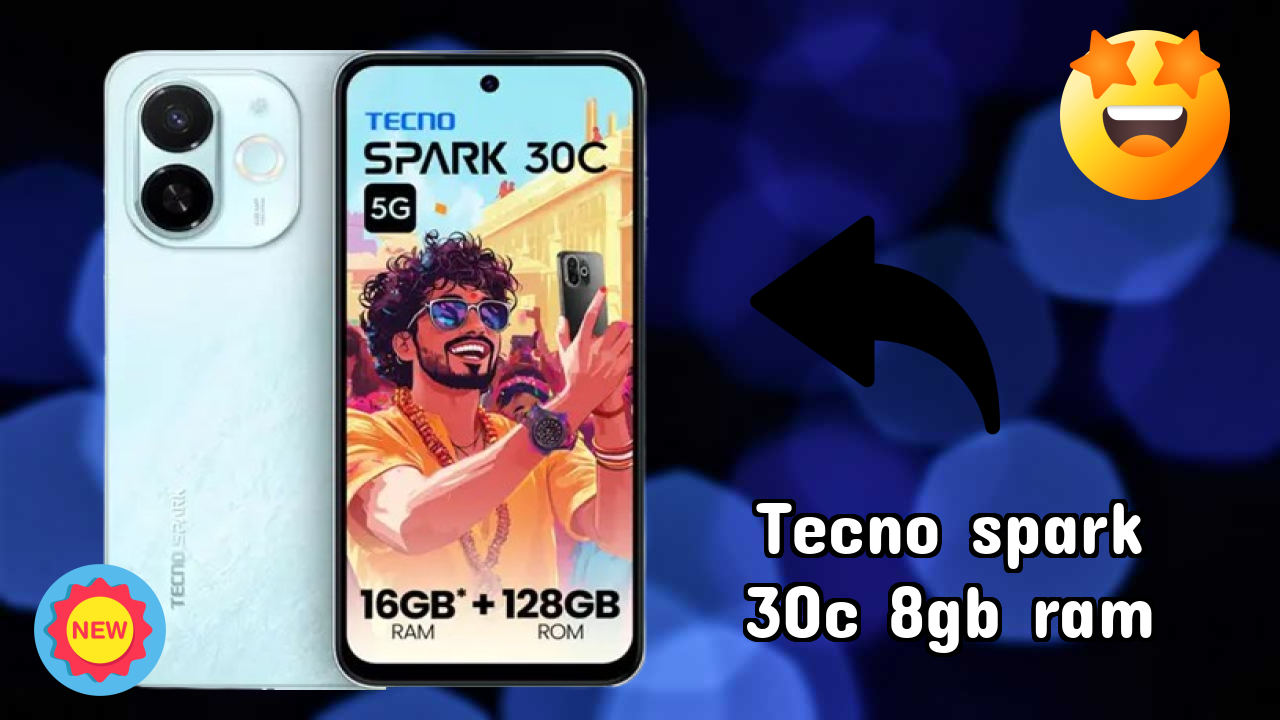 Tecno Spark 30C 8GB RAM Camera Quality: 8 MP Front Camera Selfie Test
